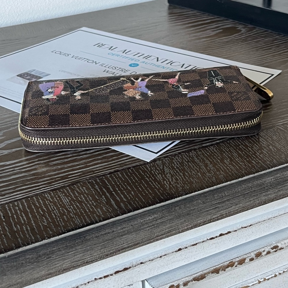 Louis Vuitton Illustre Damier Ebene Zippy Wallet - Picture 7 of 16